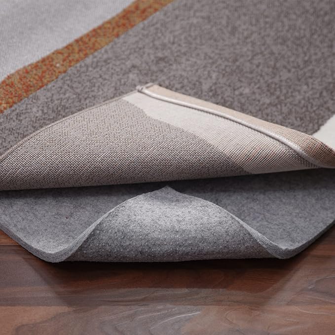 Non-Slip Rug Pad Gripper - 2.6x8 Feet, 1/4” Extra Thick Felt Under Rug for Area Rugs and Hardwood Floors, Super Cushioned Non-Skid Carpet Padding