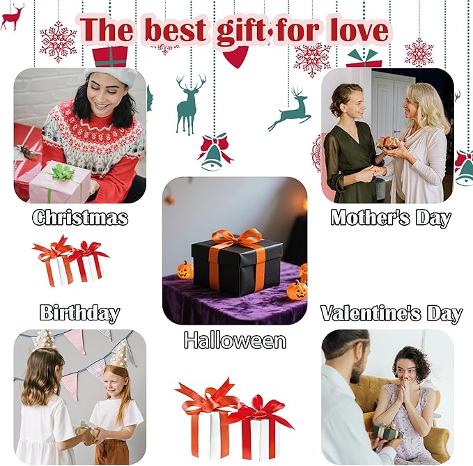 Stained Glass Window Hanging 4 Pcs Set Cute Animal 6.3"- Green Plant Pink Suncatcher Door Garden Sun Catcher Decor Birthday Christmas for Mom Woman Nana Men Friend