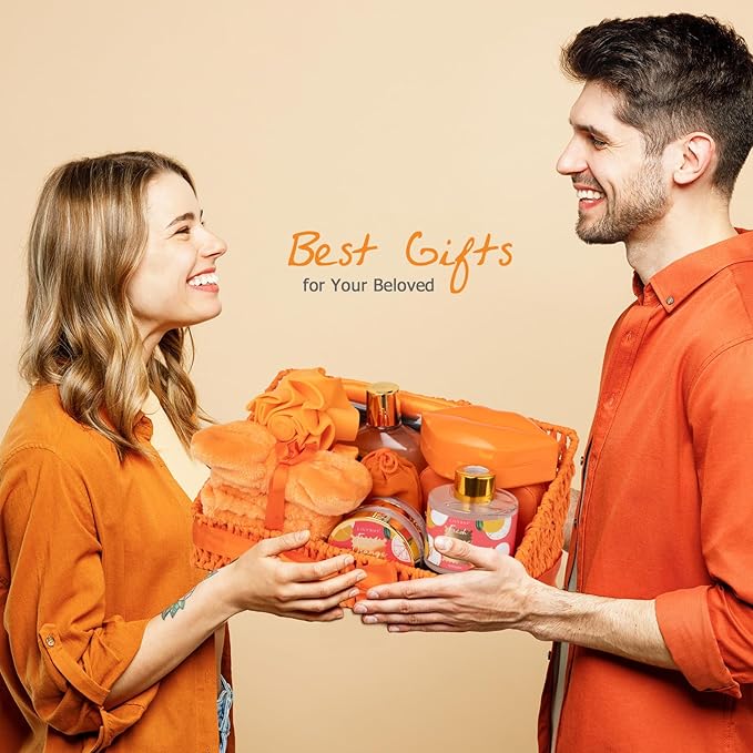 Christmas Gifts for Women Gift- 23-Piece Bath & Body Gift Basket Set for Women, Bath Gift Set, Spa Gift Baskets | Mothers Day Gifts for Mom, Valentine's, Birthday Gifts, All Occasion Present for Her