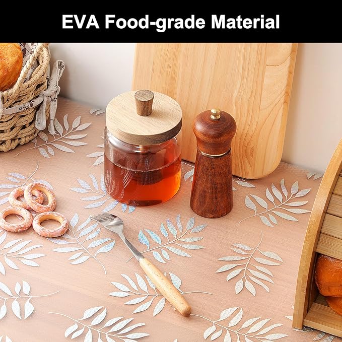 Cooyes Shelf Liner - Premium Non-Adhesive Cabinet & Drawer Liner for Kitchen - Waterproof Shelf Paper with Modern Pattern - Durable EVA Cabinet Mat - Easy to Cut (11.8" W x 360" L)