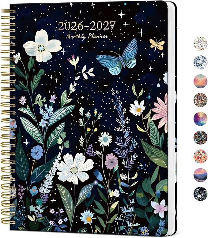 Monthly Planner 2026-2027, Aesthetic 2 Year Months Planner Calendar, 24-Months from January 2026 - December 2027, 26-27 Monthly Calendar Planner, Perfect for School Office Home, 7" x 10" - Celestial