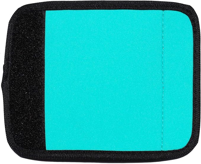 Gowraps Luggage Handle Wrap 12 Pack-Bulk Luggage Handle Wraps For Suitcases Neoprene Handle Wraps/Cover/Grips For Carry on/Bag/Car Travel Accessories For Luggage (Aqua 4.0)