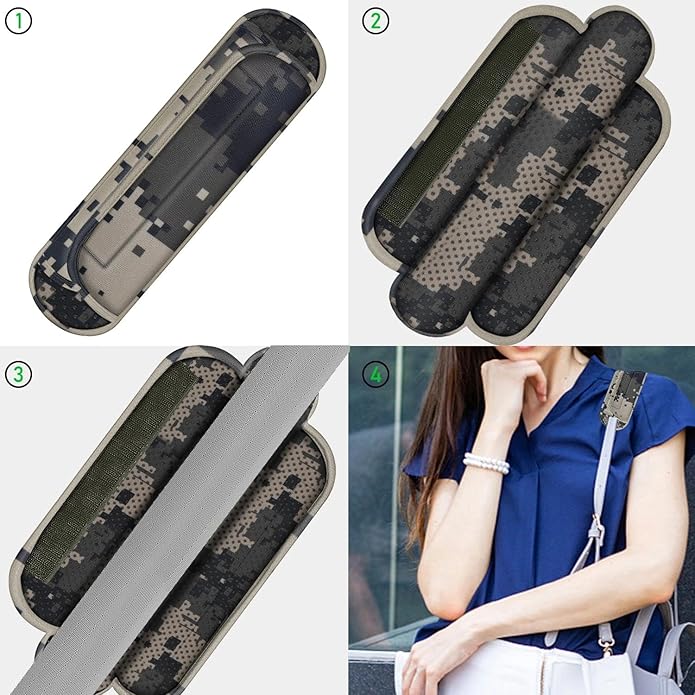 ZINZ Ultra Thick & Breathable Universal Shoulder Pad Cushion for Bags - Long & Comfortable