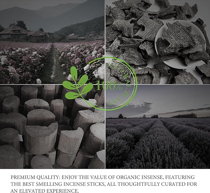 Osmanthus Incense Sticks – Natural Incense Sticks for Meditation, Spiritual Use and Stress Relief Gifts, Handmade for Air Purification