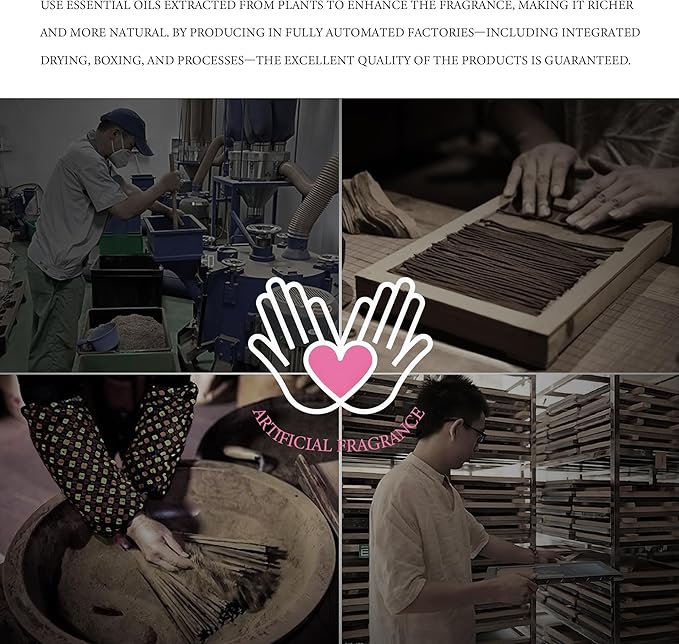 Lavender Incense Sticks – 7 Natural Incense Sticks for Meditation, Spiritual Use and Stress Relief Gifts, Handmade for Air Purification