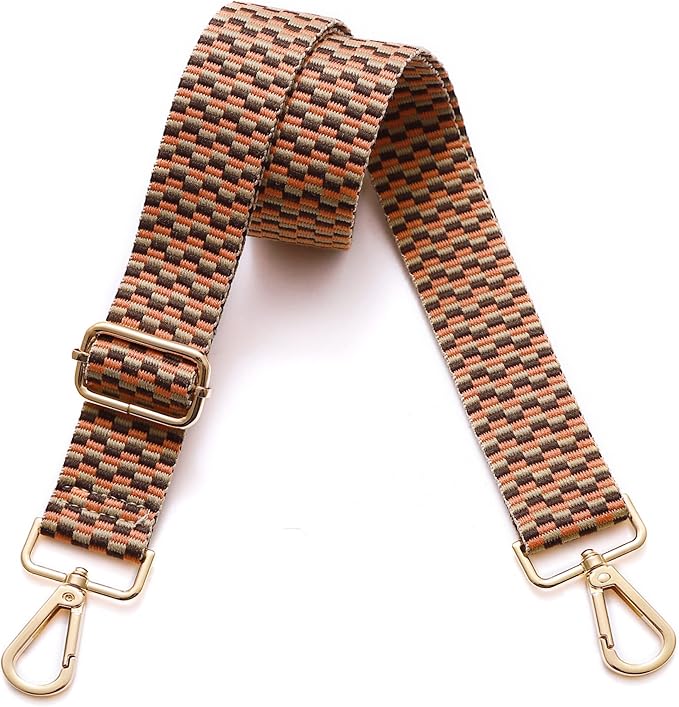 S-Jacorry Purse Strap Replacement Crossbody Wide Shoulder Strap Adjustable Canvas Straps Handbag Strap Replacement Belts