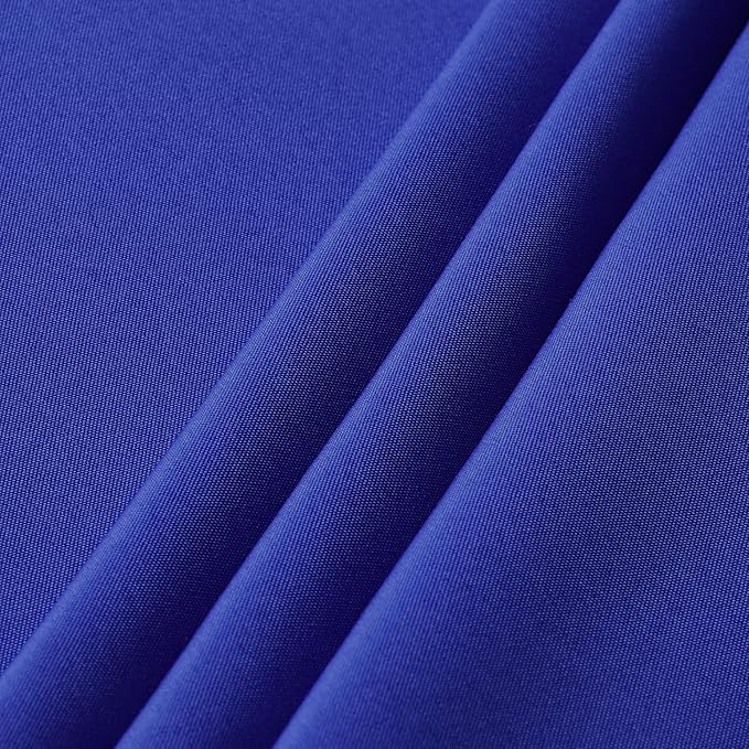 sancua Rectangle Tablecloth - 70 x 108 Inch - Stain and Wrinkle Resistant Washable Polyester Table Cloth, Decorative Fabric Table Cover for Dining Tables, Buffet Parties and Camping, Royal Blue