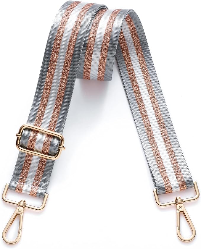 S-Jacorry Purse Strap Replacement Crossbody Wide Shoulder Strap Adjustable Canvas Straps Handbag Strap Replacement Belts