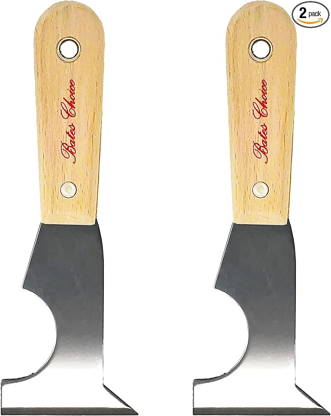 Bates- Paint Scraper, Taping knife, Pack of 2 Putty Knife Scraper, Scraper, 5 in 1 tools, Spackle Knife, Caulk Removal Tool, Painters Tool, Paint Can Opener, Paint Remover for Wood, Wallpaper Scraper