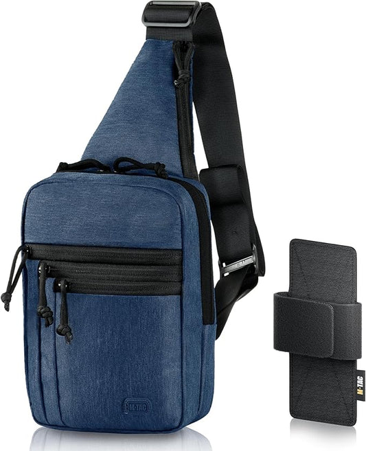 M-Tac CCW Sling Bag for Men & Women - EDC Shoulder Bag Tactical - Crossbody Concealed Carry Bag - Mens Chest Pack