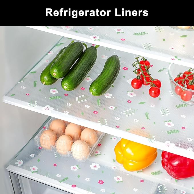 Cooyes Shelf Liner - Premium Non-Adhesive Cabinet & Drawer Liner for Kitchen - Waterproof Shelf Paper with Modern Pattern - Durable EVA Cabinet Mat - Easy to Cut (11.8" W x 236" L)