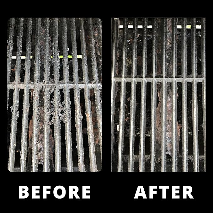 Grill Rescue BBQ Replaceable Scraper Cleaning Head, Bristle Free - Durable and Unique Tools for Cast Iron or Stainless-Steel Grates, Barbecue Cleaner (Replaceable Scraper Head)