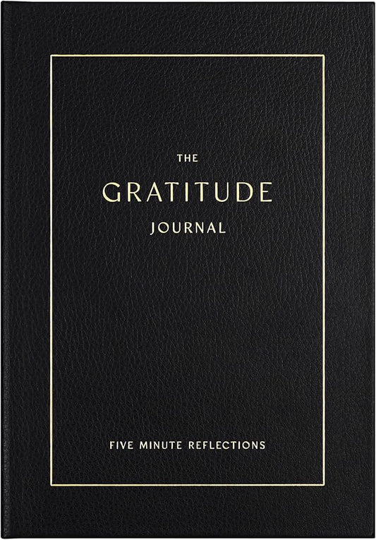 And Per Se Gratitude Journal – Five Minutes a Day to Cultivate Mindfulness, Happiness, Positive Vibes, Affirmations & Self-Reflection – Undated Daily Gratitude Journal for Women & Men (Black)