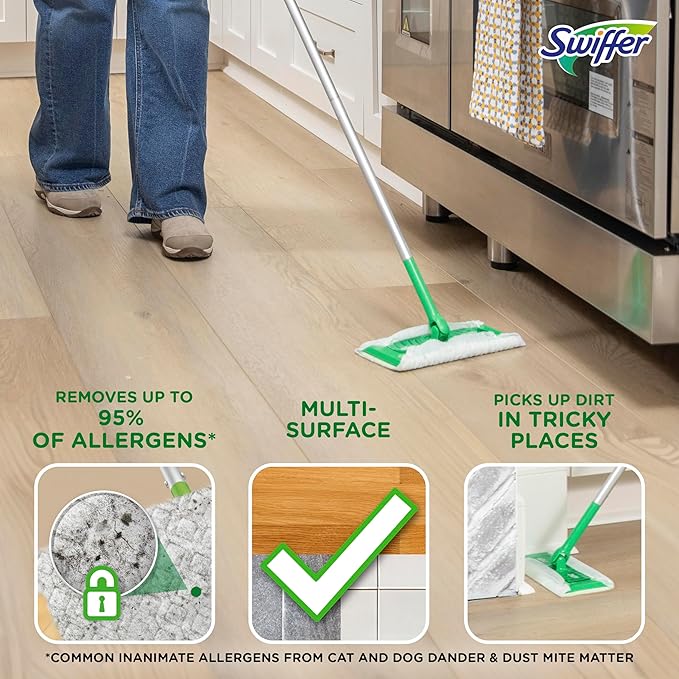 Swiffer Sweeper Dry Sweeping Cloth Refills, Gain Original, 32 Count