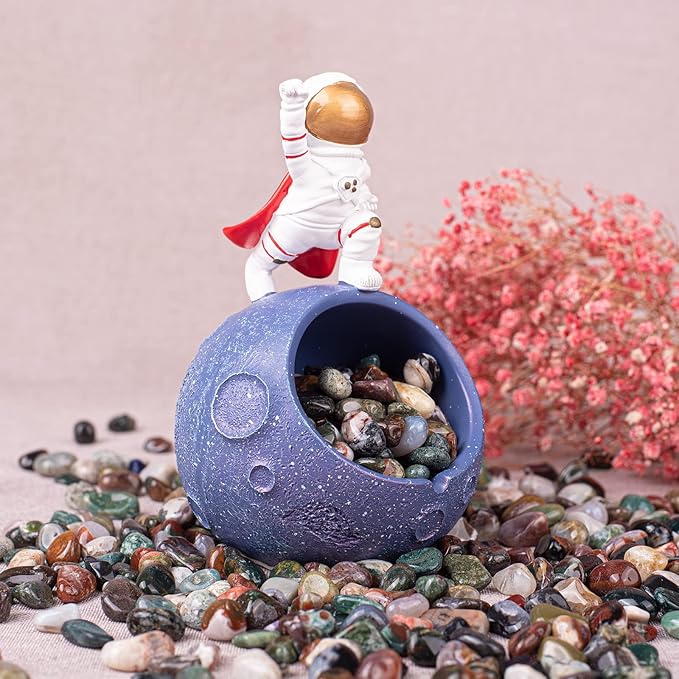 Polished Ocean Jasper Crystal Stone Set - 72 Pcs, 0.5" 10 oz Handpicked Natural Tumbled Gemstones Rocks, Pebbles for Reiki, Chakra, Healing, Home Decor