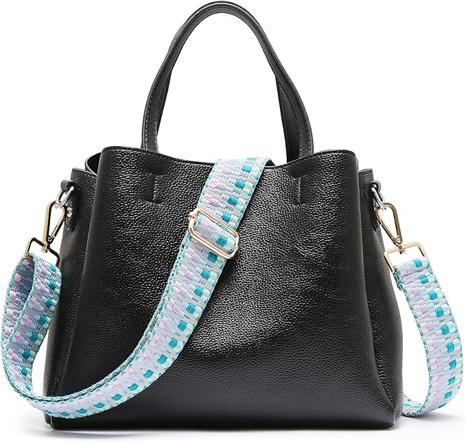 S-Jacorry Purse Strap Replacement Crossbody Wide Shoulder Strap Adjustable Canvas Straps Handbag Strap Replacement Belts