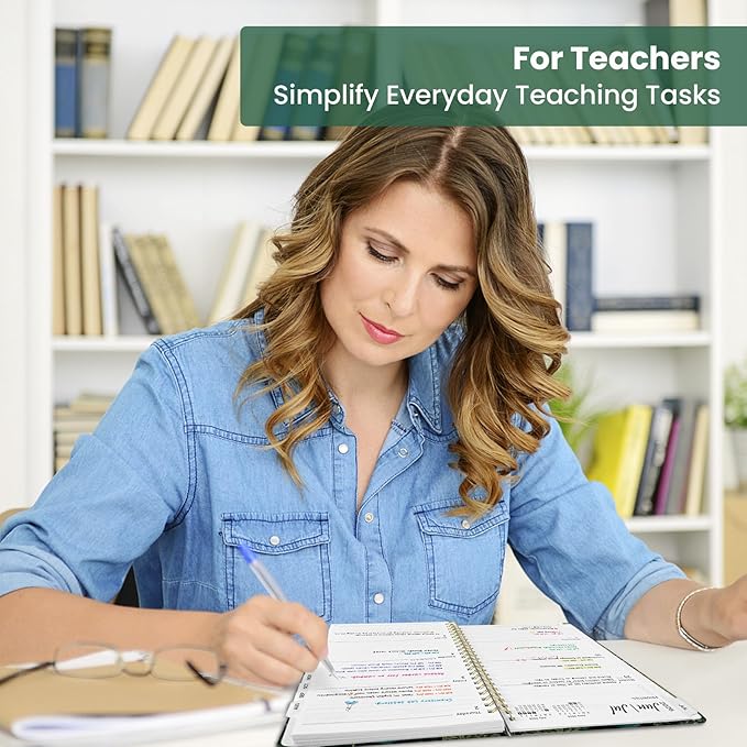 Planner 2026-2027, Academic Year Weekly and Monthly Calender Planner, from Jul 2026 - Jun 2027, Spiral Bound School Planning Book, Perfect for Teacher, Student, Women & Men, A5 (6.3" x 8.5"), Enchanted Grove