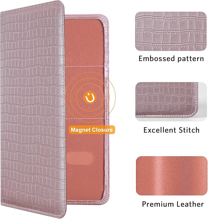 CoBak Car Registration and Insurance Holder - Vehicle Glove Box Car Organizer, Auto Truck Compartment Accessories Case with Magnetic Closure for Driver License, Cards