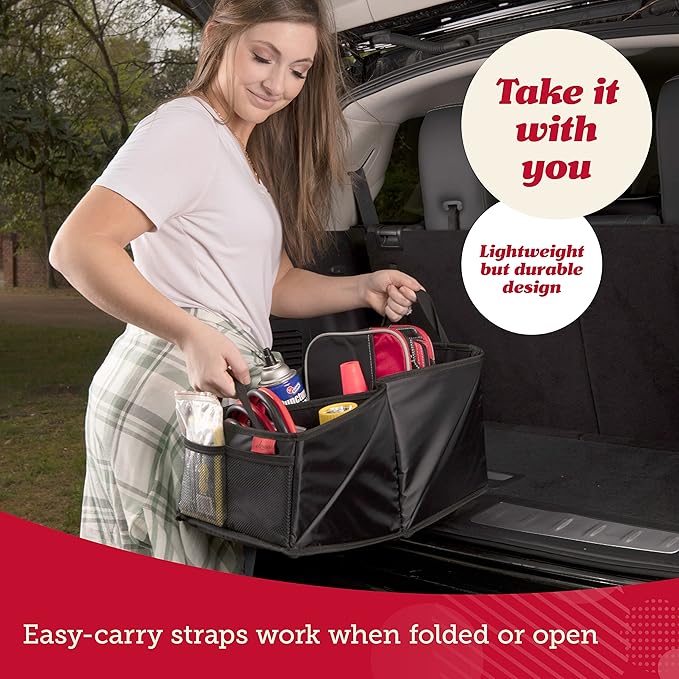 Lusso Gear Car Seat Organizer for Front or Backseat - Great for Adults & Kids, Features 9 Storage Compartments for Toys, Magazines, Tissues, Maps, Books, Documents, Games & More (Floral)