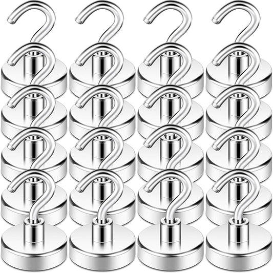 Neosmuk Magnetic Hooks, Cruise Ship Essentials, 26#,Silver