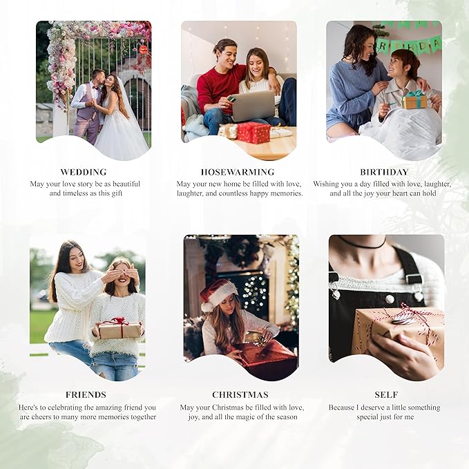 Crocon Crystal Heart Base Tree Good Luck Birthday Gifts for Womens, Mom, 7 Chakra Healing Stones & Crystals Tree of Life for Positive Energy Feng Shui Décor Home and Office Desk Decor Present for her