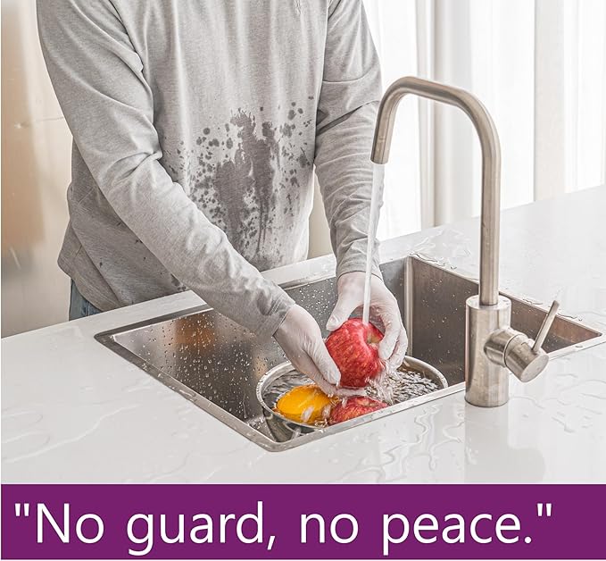 30 inch (75cm) Premium Kitchen Sink Silicone Water Splash Guard SIZE UPGRADE 30" and new package - NO Suction Cups, Ultra Wide 30" - Made in Korea (Ultra Wide Eco White)