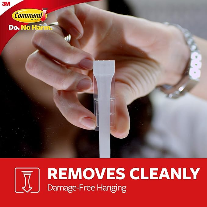 Command Medium Designer Hooks, 2 Hooks and 4 Command Strips, Damage-Free Hanging Wall Hook with Adhesive Strips, No Tools Great for Hanging, Organization and Storage, Holds up to 3 lb