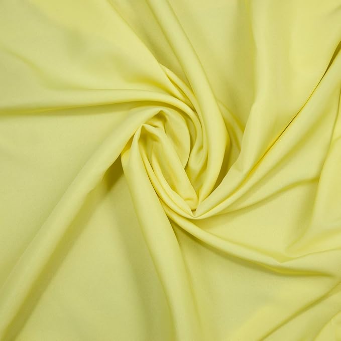 Gee Di Moda Fitted Tablecloth - 48 x 30 Inch Yellow Floor-Length Fitted Table Cloth for 4 Foot Rectangle Table, Heavy Duty Washable Fabric for Parties, Dinner, Weddings, Baby Shower & Trade Show