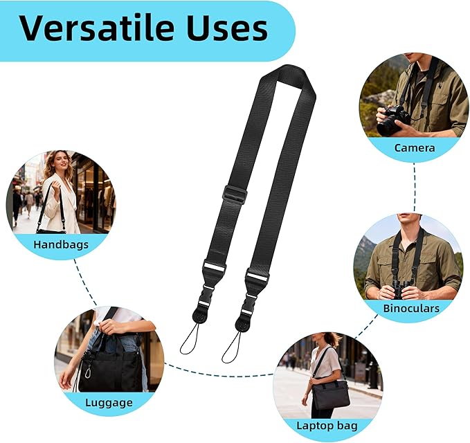 Adjustable Shoulder Strap: Comfortable iPad Strap Nylon Neck Lanyard for iPad/Samsung Tablet Case, Camera, Binoculars, Crossbody Laptop, Luggage Bag