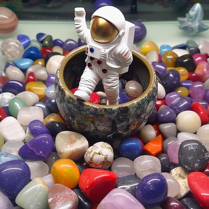 Polished Red Goldstone Crystal Stones - 2 Pcs of 1.2" Worry Stone for Anxiety, Pocket Palm Stone Super Large Handpicked Natural Tumbled Gemstones for Meditation, Reiki, Chakra Healing, Home Decor