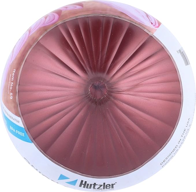 Hutzler Red Onion Saver Storage Container - Cut Onions Stay Fresh Longer