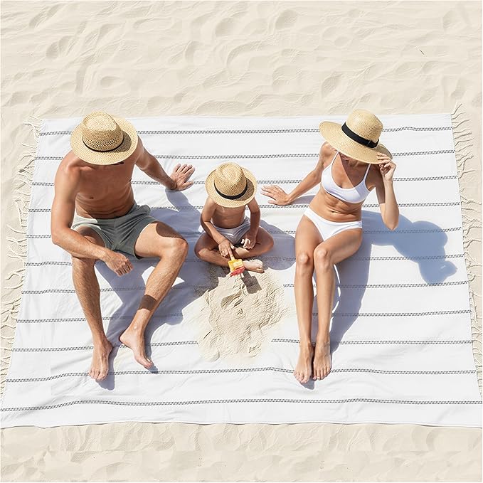 Turkish Beach Towel Pool Throw Blanket Sandproof Fast Dry Thin Extra Large Yoga Blanket Workout Towel Meditation Supplies Gymnastics Gear Sport Mat Cover Falsa Equipment Gym Essential Excise Stuff