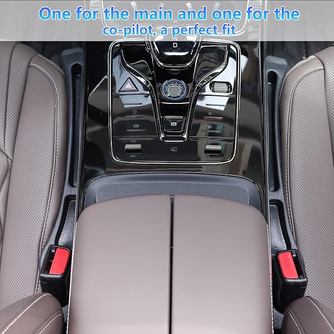 【Compatible with Honda CR-V】 Seat Gap Filler,No Drop Seat Guard Compatible with Honda CR-V,Drop Seat Guards for Cars(2Pcs),Emergency Keychain Car Escape Tool(2Pcs)