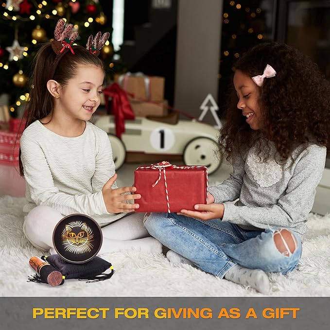 Tibetan Singing bowl Set - Easy To Play Cat Design Meditation Mindful 7 Chakra Sound Healing Handcrated Gift By HIMALAYAN BAZAAR