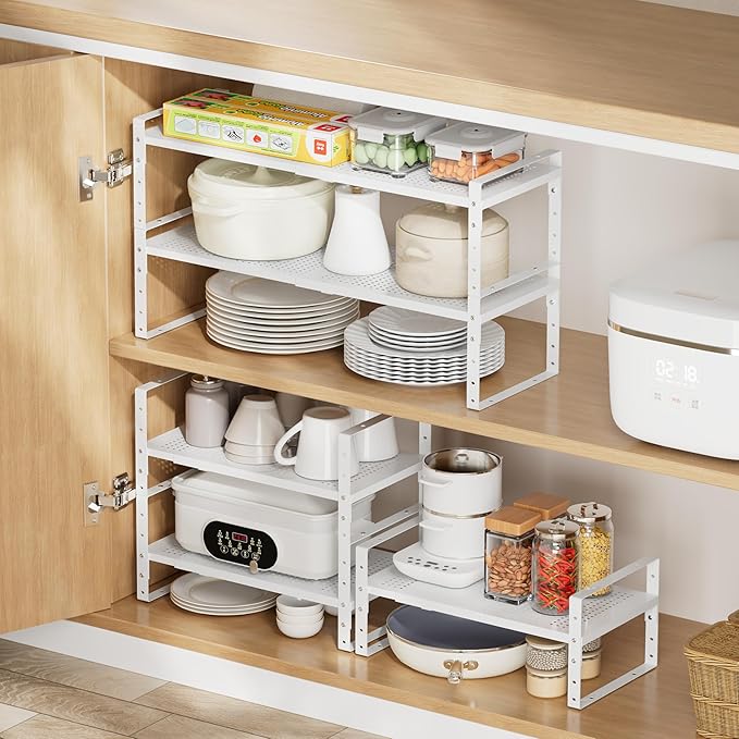 Multi-Functional Metal Shoe Rack, Space-Saving, Perfect for Entryway, Closet, Bathroom, etc. - Sturdy and Durable, High Weight Capacity（1PACK/White/Large