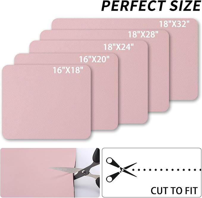 HotLive Dish Drying Mat for Kitchen Counter, Heat Resistant Drainer Mats with Non-slip Rubber Backed, Hide Stain Kitchen Super Absorbent Draining Mat, Easy to Clean Dish Rack Pad, Pink 18"x32"