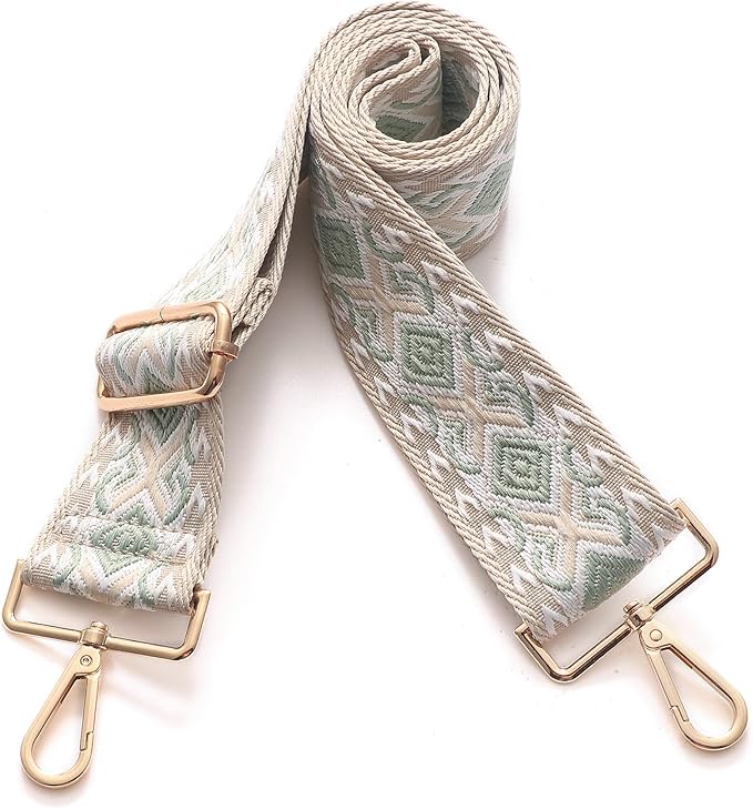 S-Jacorry Purse Strap Replacement Crossbody Wide Shoulder Strap Adjustable Canvas Straps Handbag Strap Replacement Belts
