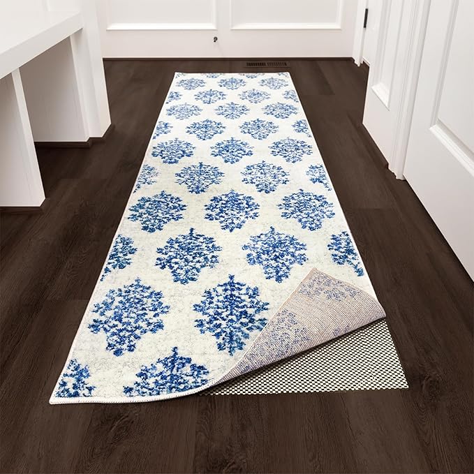 Veken 2.5x8 Ft Rug Pad Gripper for Hardwood Floors, Non Slip Rug Pads for Area Rugs, Thick Rug Grippers for Tile Floors, Under Carpet Anti Skid Mat, Keep Your Rugs Safe and in Place