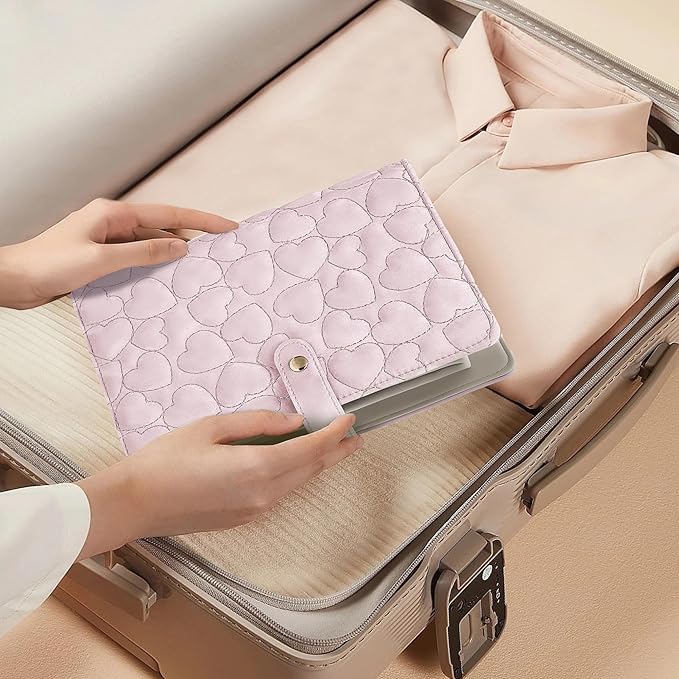 Travel Jewelry Organizer Case, Jewelry Storage Roll Bag for Women, Tangle-Free Portable Storage for Necklaces & Earrings/Rings/Bracelets, Jewelry Storage Book, Waterproof Organizer Bag