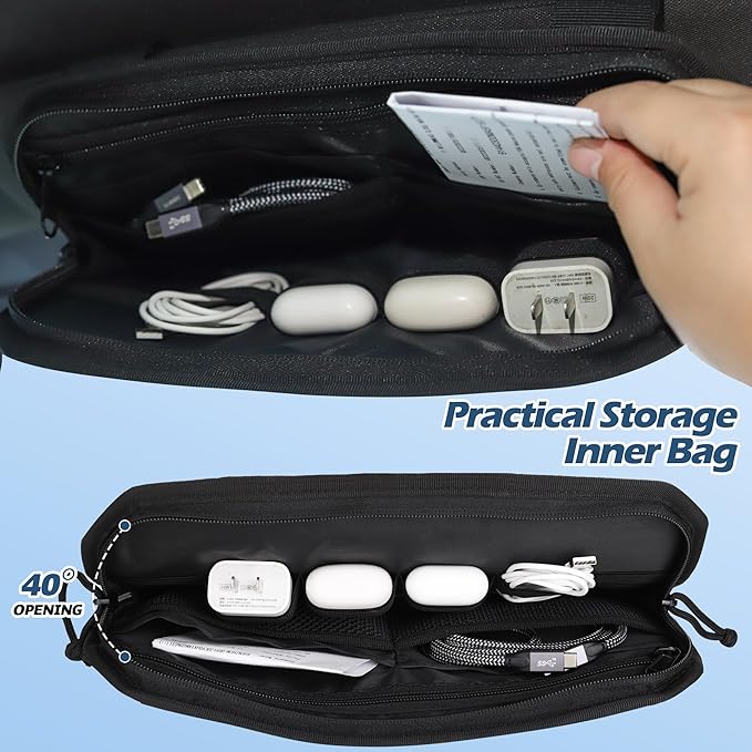 Nicofie Car Visor Organizer with Zipper Multi-Pockets & Sunglass Holder Molle Car Sun Visor Organizer Universal Fit for Trucks, SUVs, Jeeps & Patrol Vehicles