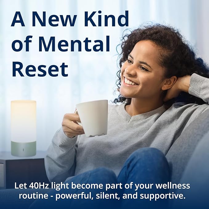 Clarity - 40Hz Lamp by Gamma - Cognitive Wellness - Brain Stimulating Light - Easy to Use - Memory Support