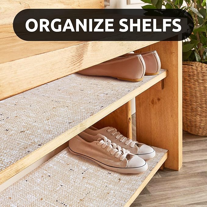 RAY STAR 12X120 Inch Shelf Liner for Kitchen Cabinets, Non-Adhesive Cabinet Liner Washable, PVC Drawer Liner for Dresser Non-Slip Bathroom (Yellow)(5 Roll)