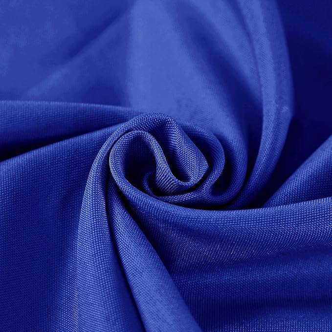 Cupuamon Rectangle Tablecloth 90x156 inch Washable Polyester Fabric Table Cloth for Wedding Party Dining Banquet Decoration（90x156, Royal Blue）