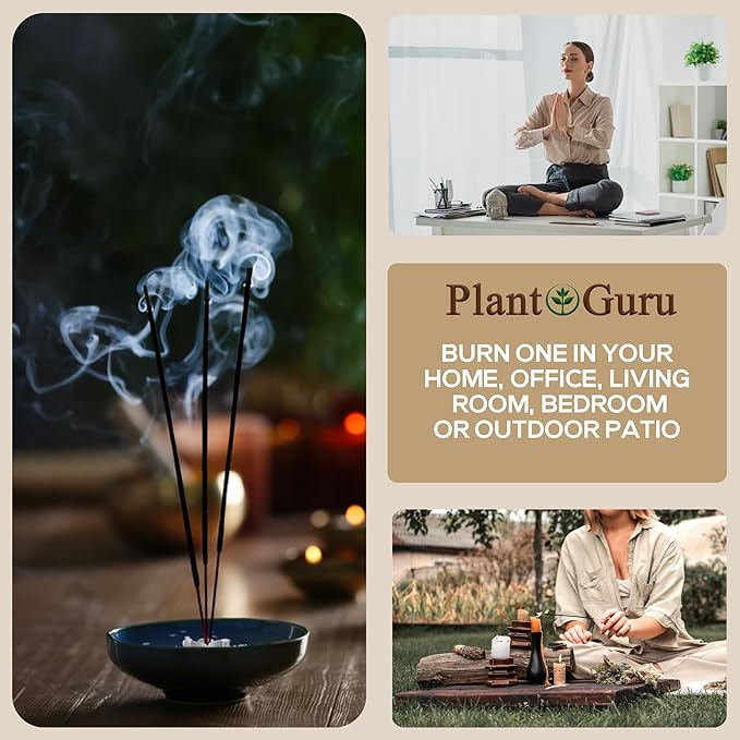 Vanilla Bean Exotic Incense Sticks 7 Inch - Bulk 1 Bundle 85 to 100 Sticks - Natural 7" Long Lasting Aroma That Burns for 30 to 45 Minutes.