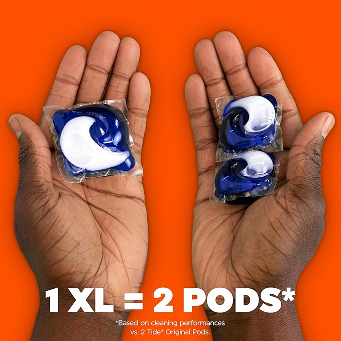 Tide Power PODs + Downy Laundry Detergent Pods, 45 Count, Soft Boosters + April Fresh
