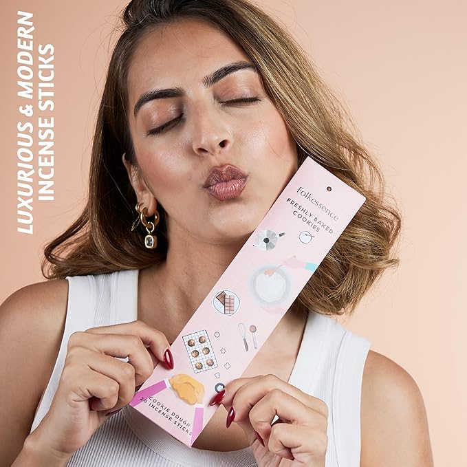 Folkulture Incense Sticks | Pack of 6 (120) Non Toxic Fall Insence-sticks, Fall Scents with 45 Mins Burn Time | Cinnamon, Espresso | Organic Inscents-sticks | Slow burning Incensios or Fall Essentials