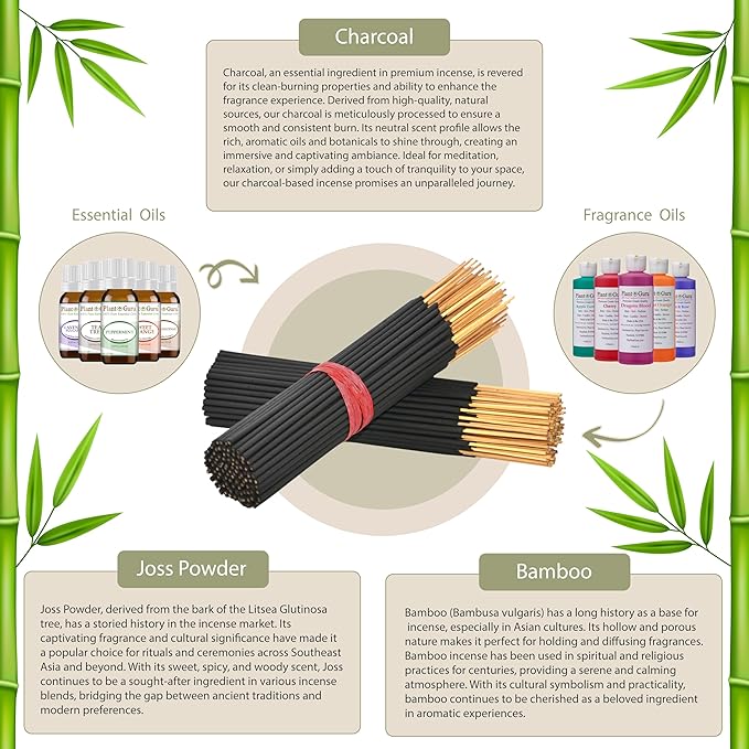 Vanilla Bean Exotic Incense Sticks 7 Inch - Bulk 1 Bundle 85 to 100 Sticks - Natural 7" Long Lasting Aroma That Burns for 30 to 45 Minutes.