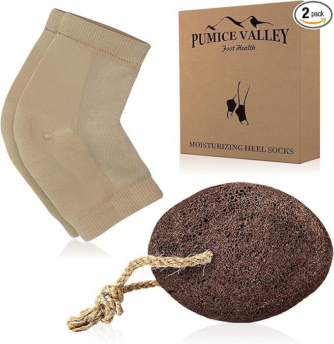 Pumice Stone for Feet Set - Natural Lava Foot Stone Callus Removing Set - Foot Care Kit for Dry Cracked Feet Body Hands - Health Foot Care
