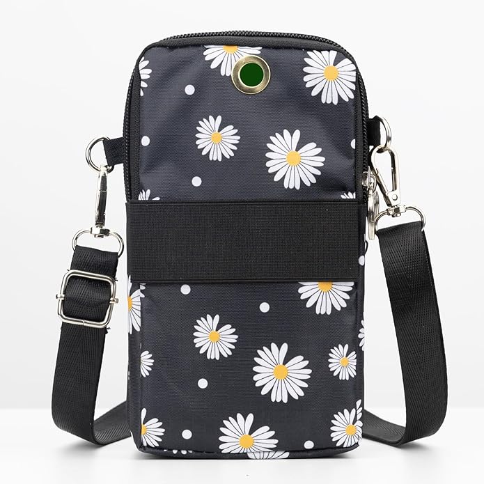 JANKS Small Crossbody Bag for Women - Mini Phone Purses with Crossbody Strap and Wallet - Nylon Arm Bag