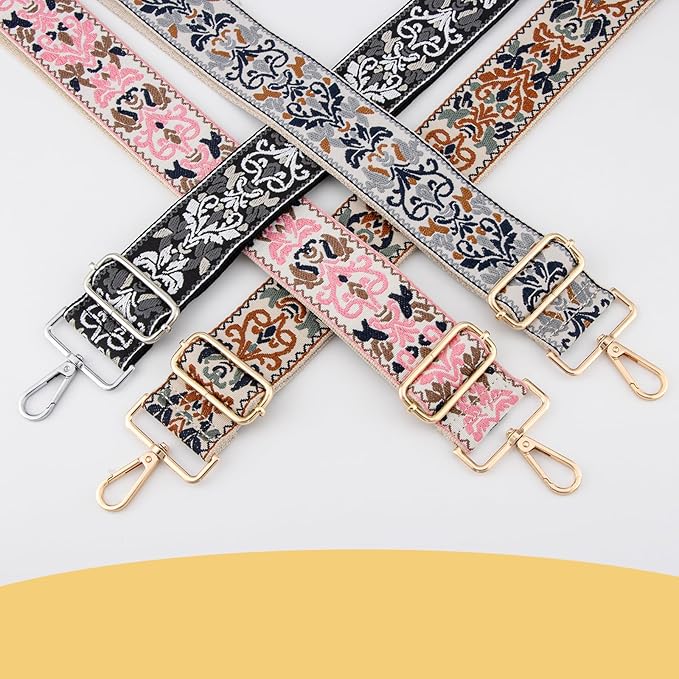 Purse Straps Replacement Crossbody Wide Bag Strap for Purses Adjustable Shoulder Straps for Women Bags